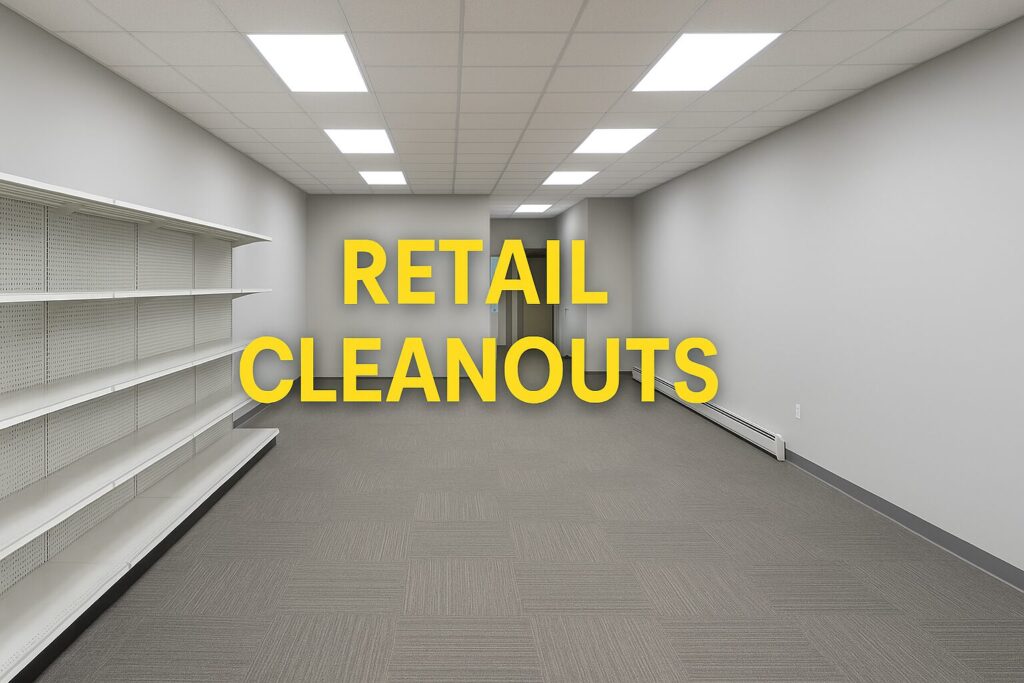 retail cleanouts nyc, store cleanouts nyc, cleanout express junk removal nyc